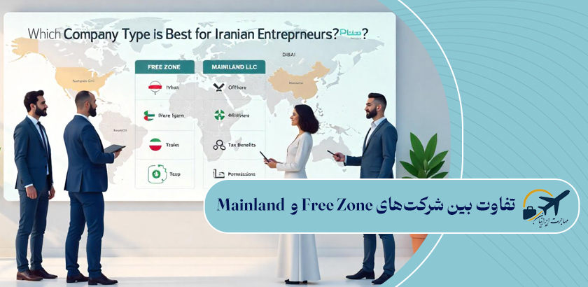 تفاوت بین شرکت‌های Free Zone و  Mainland